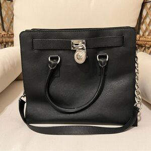 Black Leather Handbag